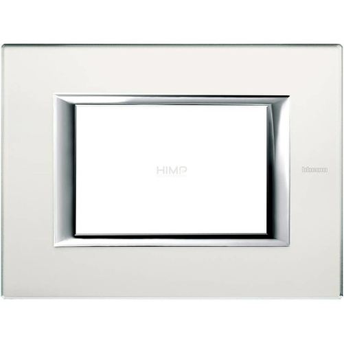 AXOLUTE - Ramka protokątna 3 moduły MIRROR GLASS Bticino HA4803VSA