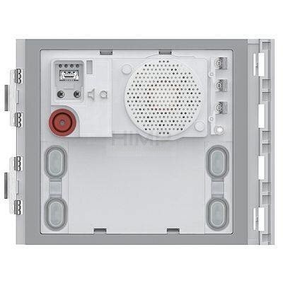 Zestaw domofonowy głośnomówiący podtynkowy panel SFERA Stalowoszary + unifon Classe 100 A16E Bticino 364234C