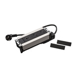 Gniazdo meblowe do blatu MULTILINK, wyposażone 2X2P+Z/USB A+C z przewodem 2m - METAL Legrand 654777