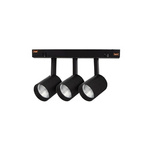 SYSTEM SHIFT - SPOT X3 oprawa na szynoprzewód śr.38mm x 100mm 10W 24st czarny 5 lat gw