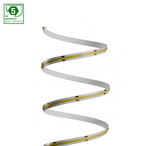 PASEK LED COB 24V 480LED 10W/m 780lm/m CW 8mm IP20 5LAT 5m roll