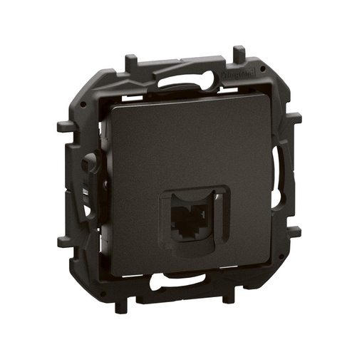 Gniazdo sieciowe RJ45 kat. 6 FTP - czarne Legrand NP4302BK