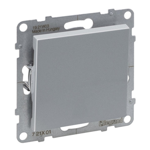 SUNO - Łacznik jednobiegunowy - 10 AX - 250 V~ - zaciski automatyczne, Aluminium - Legrand 721301