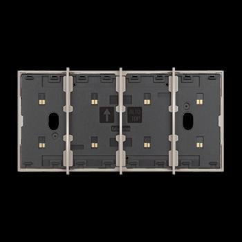 Living Now - My Home-Uchwyt do ramek stykowych-BEŻ-4M Bticino KM8104