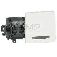 OTEO Przycisk jednobiegunowy z podświetleniem BIAŁY 6A-250V~ Legrand 086105