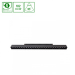 SYSTEM SHIFT - GRID L oprawa na szynoprzewód 404x23x42mm 22W 35st czarny 5 lat gw. 2 obwody