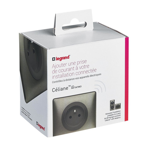 Celiane with NETATMO Gniazdo connected 16A GRAFITOWE Legrand 064895