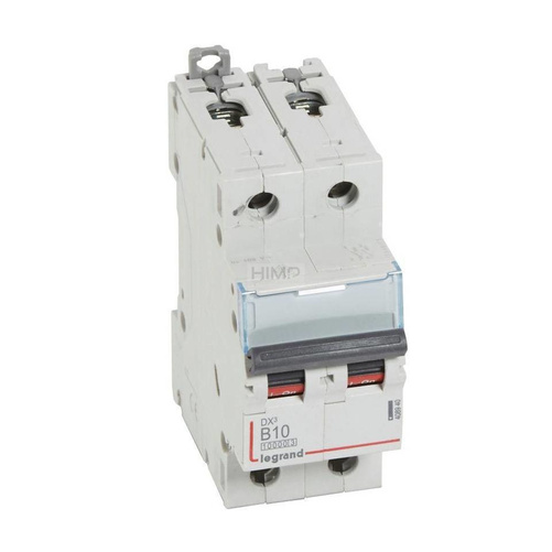 WYŁĄCZNIK NADPRĄDOWY S 312 2P B 10A 10000A SERII DX³ Legrand 408940