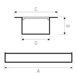 ALLDAY 840 46W 230V 170cm 110st Black CASAMBI