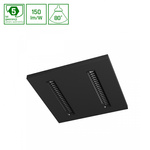 ALGINE DOPPIO PANEL 40W NW 230V 80ST IP20 600X600X35 CZARNY 5 LAT