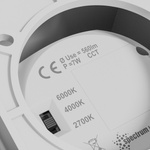 CHLOE COMPLETE NATYNKOWA 7W CCT 230V 45ST IP20 UGR<19 90x90X100MM BIAŁY KWADRATOWA