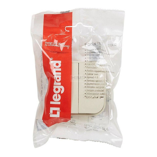 FORIX IP20 - ŁĄCZNIK ŚWIECZNIKOWY 10 AX KREMOWY Legrand 782432