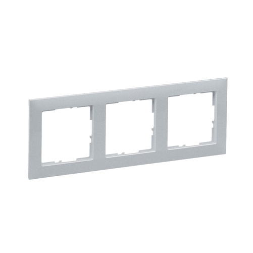 SUNO - Ramka - 3x, Aluminium - Legrand 721513