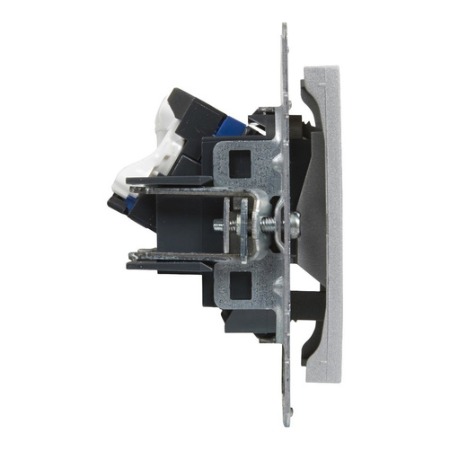 SUNO - Gniazdo 2XRJ45/kat 6 UTP, Aluminium - Legrand 721353