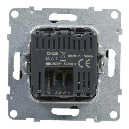 SUNO - Łącznik automatyczny z możliwością ustawienia bez zacisku neutralnego, Czarny - Legrand 721476