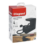 Przedłużacz blatowy 4X2P+Z+2USB 1.5M Legrand 050412