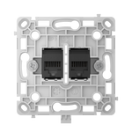 Gniazdo sieciowe LAN RJ45 podtynkowe czarne – OutletCore (LAN) – AJAX SYSTEMS 128846.165.BL