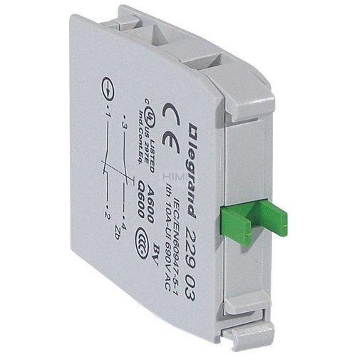 OSMOZ KORPUS 1Z/R DO GŁÓWEK BEZ PODŚWIETLENIA ZACISKI ŚRUBOWE Legrand 022903