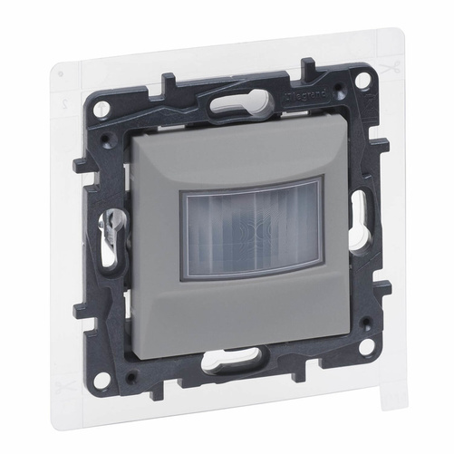 Niloe Step - Łącznik automatyczny 2 - przewodowy, bez przewodu neutralnego IP44- Aluminium Legrand 863350