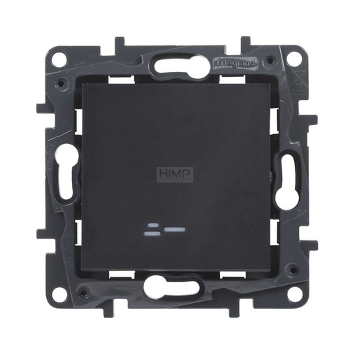 Niloe Step - Łącznik schodowy pojedynczy podświetlany 10 AX - Czarny Legrand 863516