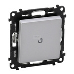 VALENA LIFE - Łącznik schodowy podświetlany ALUMINIUM 250 V~ Legrand 752326