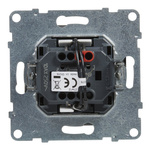 SUNO - Łącznik schodowy z podświetleniem - 10 AX - 250 V~ - zaciski automatyczne, Aluminium - Legrand 721316