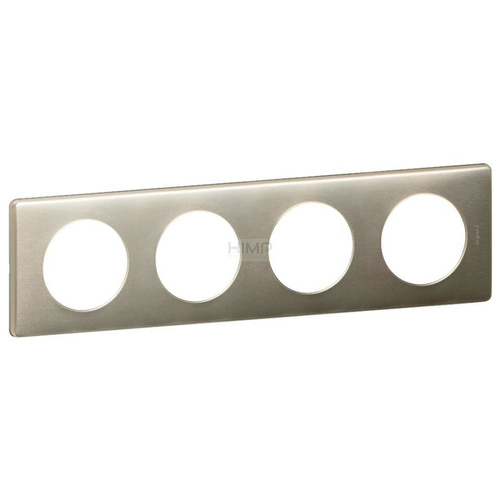 CELIANE - Ramka tytan poczwórna pozioma/pionowa Legrand 068904