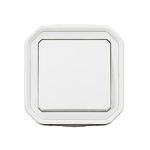 Nowe Plexo - Łącznik schodowy, komplet natynkowy 10AX-250V~ - biały - Legrand 069751L