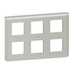 MOSAIC - Ramka 2 x 3 x 2 modułowa pozioma - Aluminium Legrand 079332L