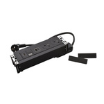 Gniazdo meblowe do blatu MULTILINK, wyposażone 2X2P+Z/USB A+C/RJ/HDMI z przewodem 2m - CZARNY Legrand 654775