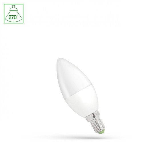 LED ŚWIECOWA E-14 230V 1W WW SPECTRUM