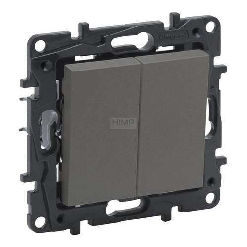 Niloe Step - Łącznik świecznikowy 10 AX - Stalowy Legrand 863405