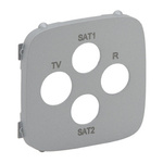 Valena Allure - Plakietka  gniazda TV-RD-SAT-SAT ALUMINIUM Legrand 754817