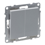 SUNO - Łącznik świecznikowy - 10 AX - 250 V~ - zaciski automatyczne, Aluminium - Legrand 721305