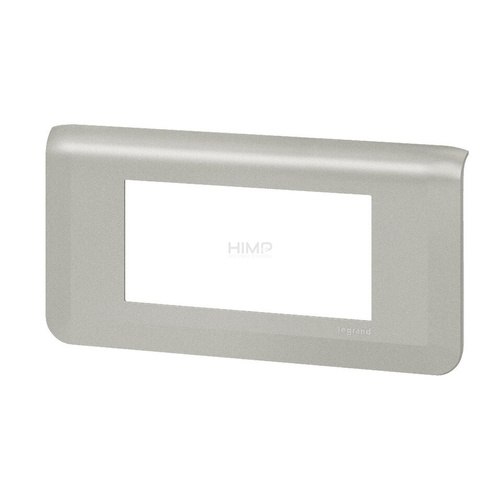 MOSAIC - Ramka 4 modułowa - Aluminium Legrand 079314L
