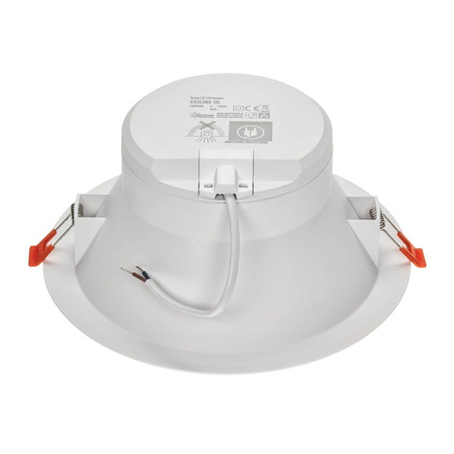 CEILINE III DOWNLIGHT 25W WW 230V 90st IP44 230x100mm BIAŁY okrągła