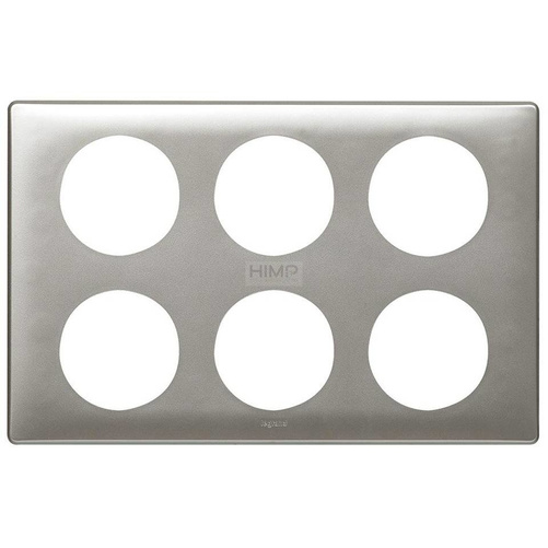 CELIANE - Ramka tytan 2x3 pozioma/pionowa Legrand 068969