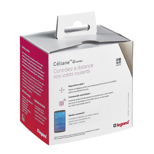 Celiane with NETATMO Łącznik bezprzewodowy rolet - TYTANOWY Legrand 067647