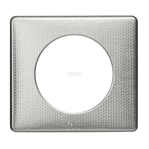CELIANE - Ramka tekstura aluminium pojedyncza Legrand 068721