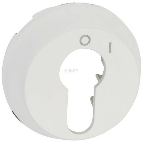 CELIANE - Plakietka łącznika 2-pozycyjnego na klucz biała Legrand 068009