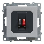 SUNO - Gniazdo głośnikowe pojedyncze, Aluminium - Legrand 721392