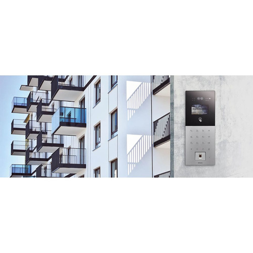 Panel wejściowy wideo z wyświetlaczem 4,3” i klawiaturą Bticino 374001