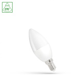 Żarówka LED Świecowa E-14 230V 1W Barwa Zimna SpectrumLED WOJ+14453