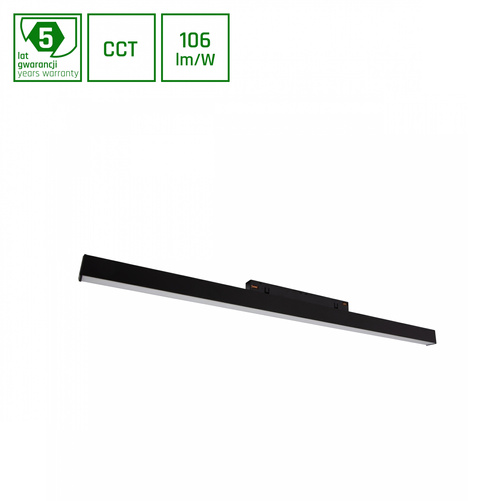 SYSTEM SHIFT CCT- LINE M OPRAWA LINIOWA 602X23X42MM 17W 100ST CZARNY CCT SWITCH 5 LAT GW.
