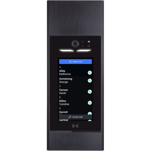 Linea 5000 ramka panelu zewnętrznego, nikiel – Bticino 345102