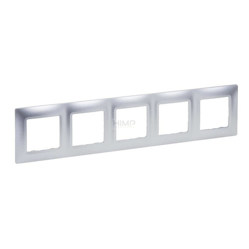 Niloe Selection  - Ramka Pięciokrotna - Aluminium Legrand 762015