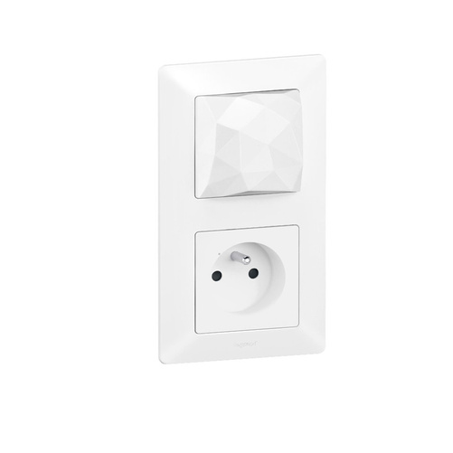 Valena life with Netatmo Legrand 752195 - zestaw startowy podstawowy (gniazdo control, łącznik bezprzewodowy wyjście/powrót) BIAŁY