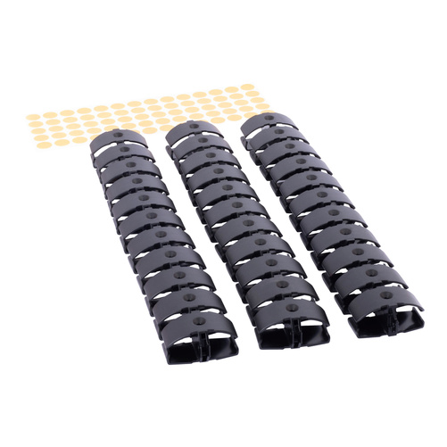 Organizator przewodów INCARA VERTEBRA - 2 Przedziały, Metalowa stopa - 1,2 m CZARNY Legrand 654993