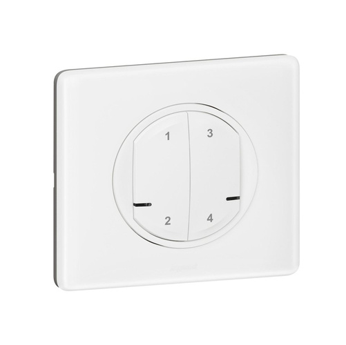 Netatmo - Celiane- łącznik bezprzewodowy 4 scenariusze, Biały Legrand 067755