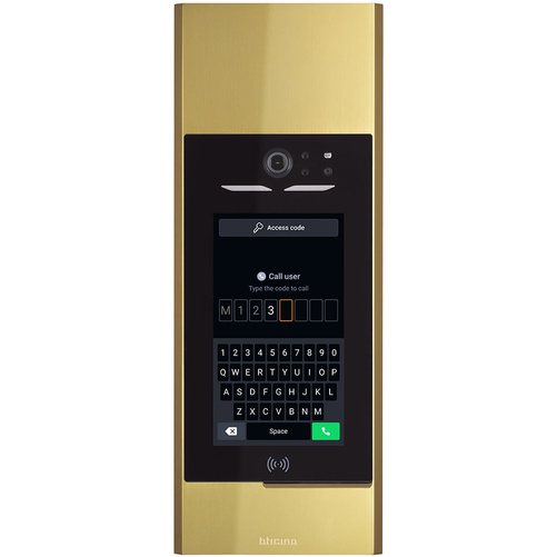 Linea 5000 ramka panelu zewnętrznego, złoto – Bticino 345103